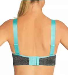 Energy Empower Convertible Underwire Sports Bra Grey/Aqua 32C