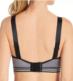 Energy Empower Convertible Underwire Sports Bra Silver/Black 32C