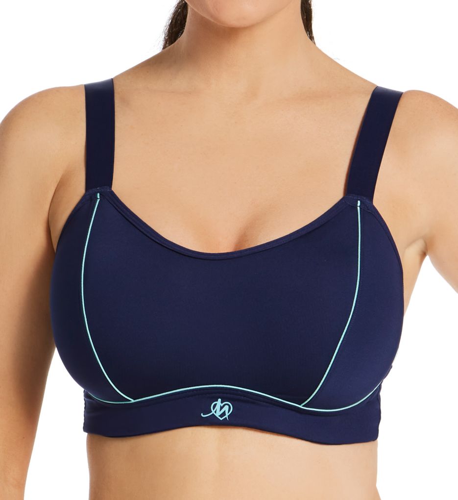 Buy Pour Moi Blue Energy Rush Lightly Padded Underwired Sports Bra