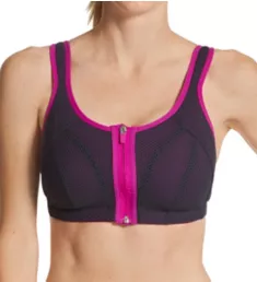 Energy Zip Front Padded Sports Bra