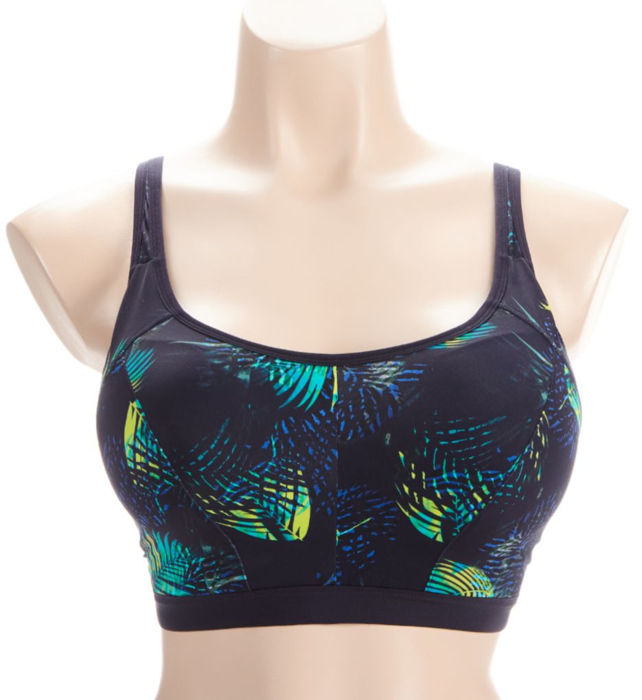 Pour Moi Sports 97003 Energy Underwired Padded Convertible Sports Bra  Navy/Pink