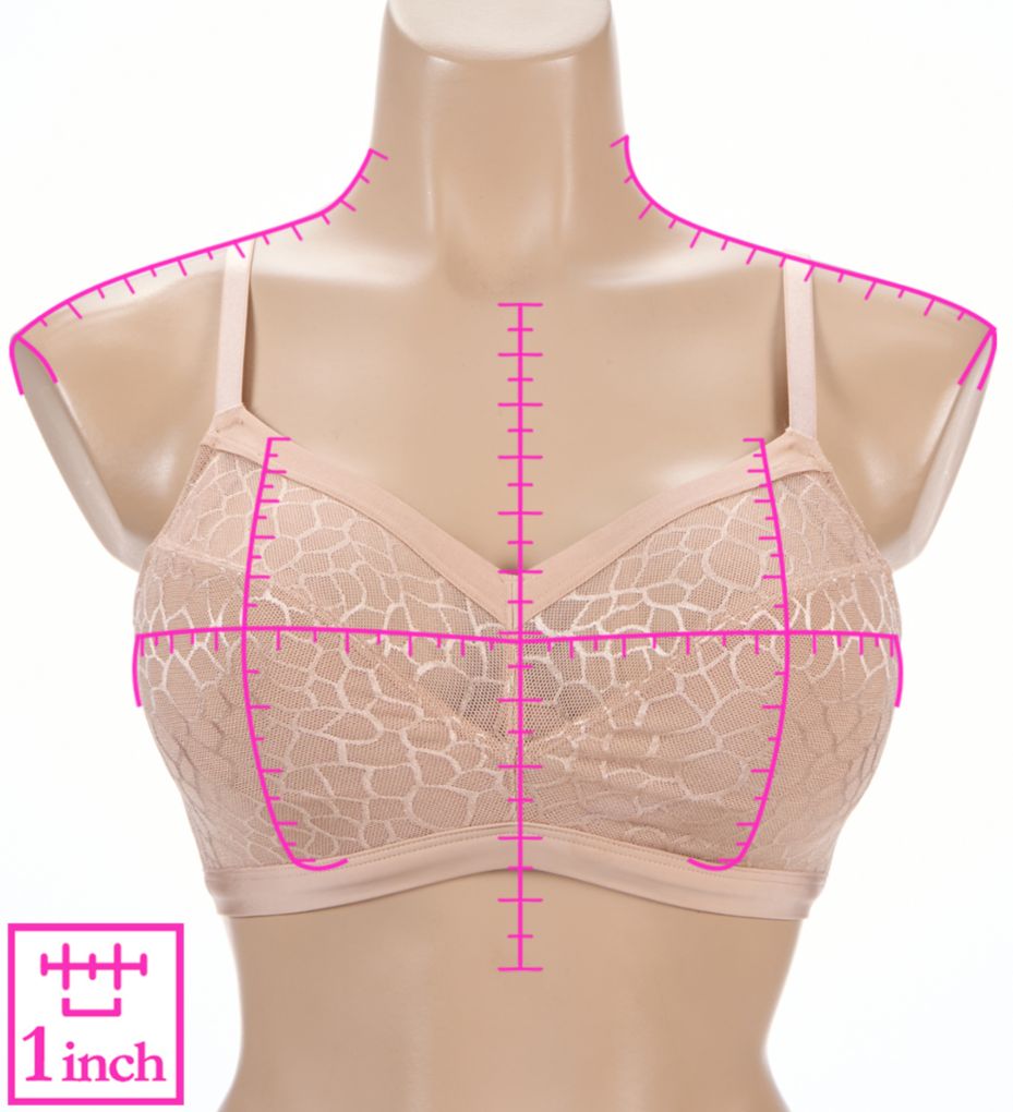 Pour Moi Geo Sculpt Full Bust Non Wired Bralette 99502 - Image 3