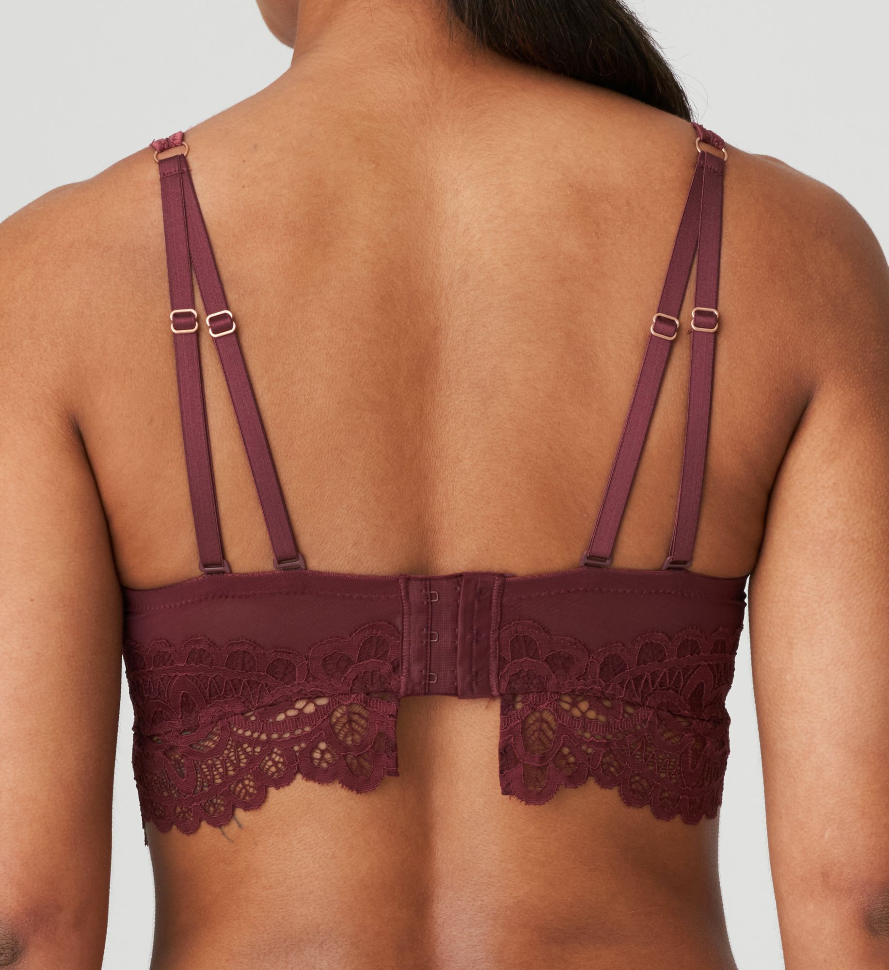 Prima Donna Twist First Night Triangle Bra Merlot 34C  - Image 2
