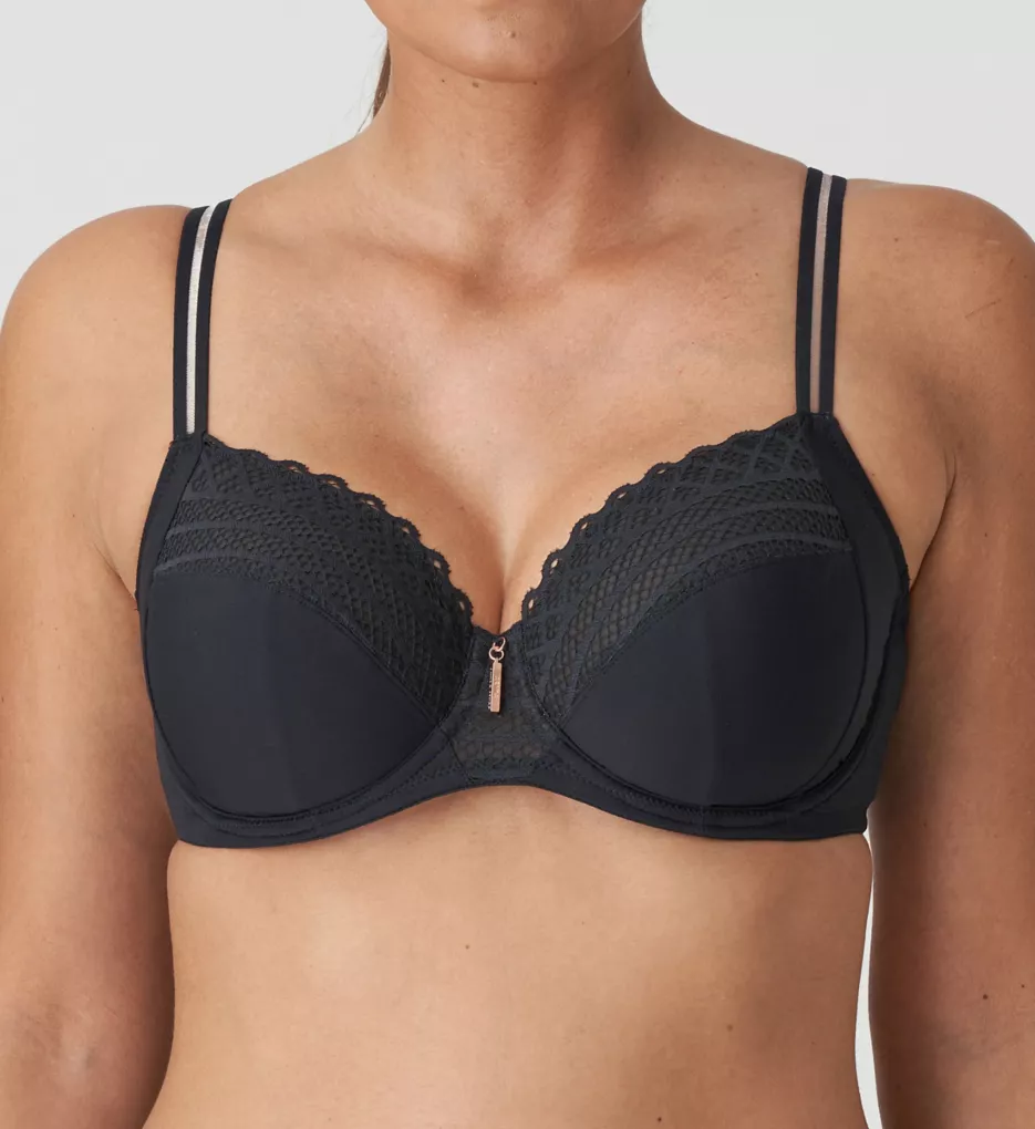 Twist East End Full Cup Wire Bra Charcoal 38H