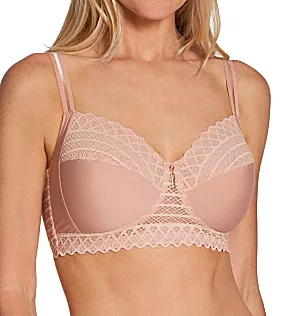 Twist East End Soft Wireless Bra Powder Rose 34C