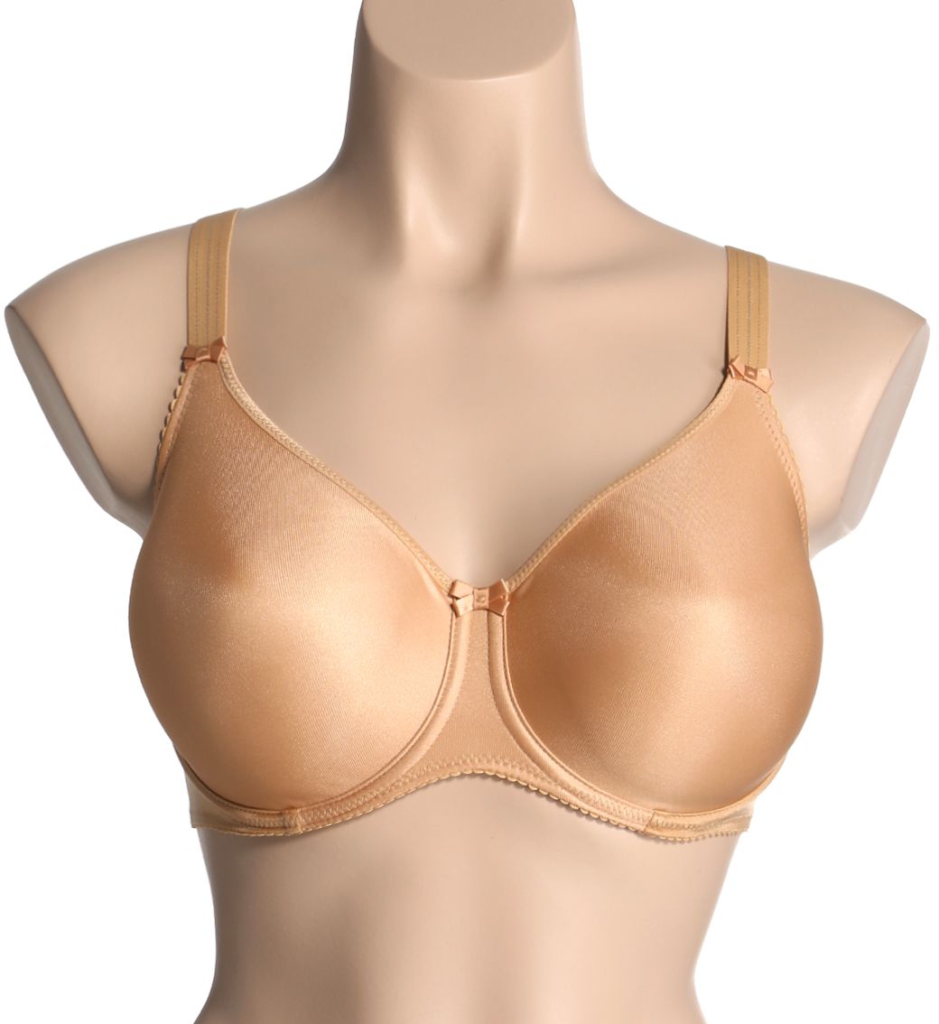 Prima Donna Satin Seamless Underwire Bra Cognac 34H  - Image 1