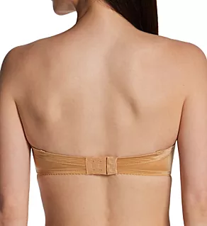 Satin Strapless Bra Cognac 34D