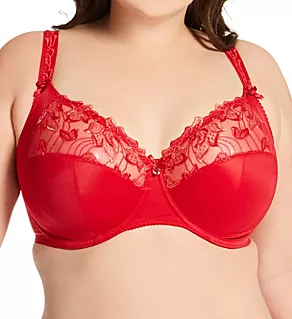 Deauville I to K Cup Underwire Bra Scarlet 36J