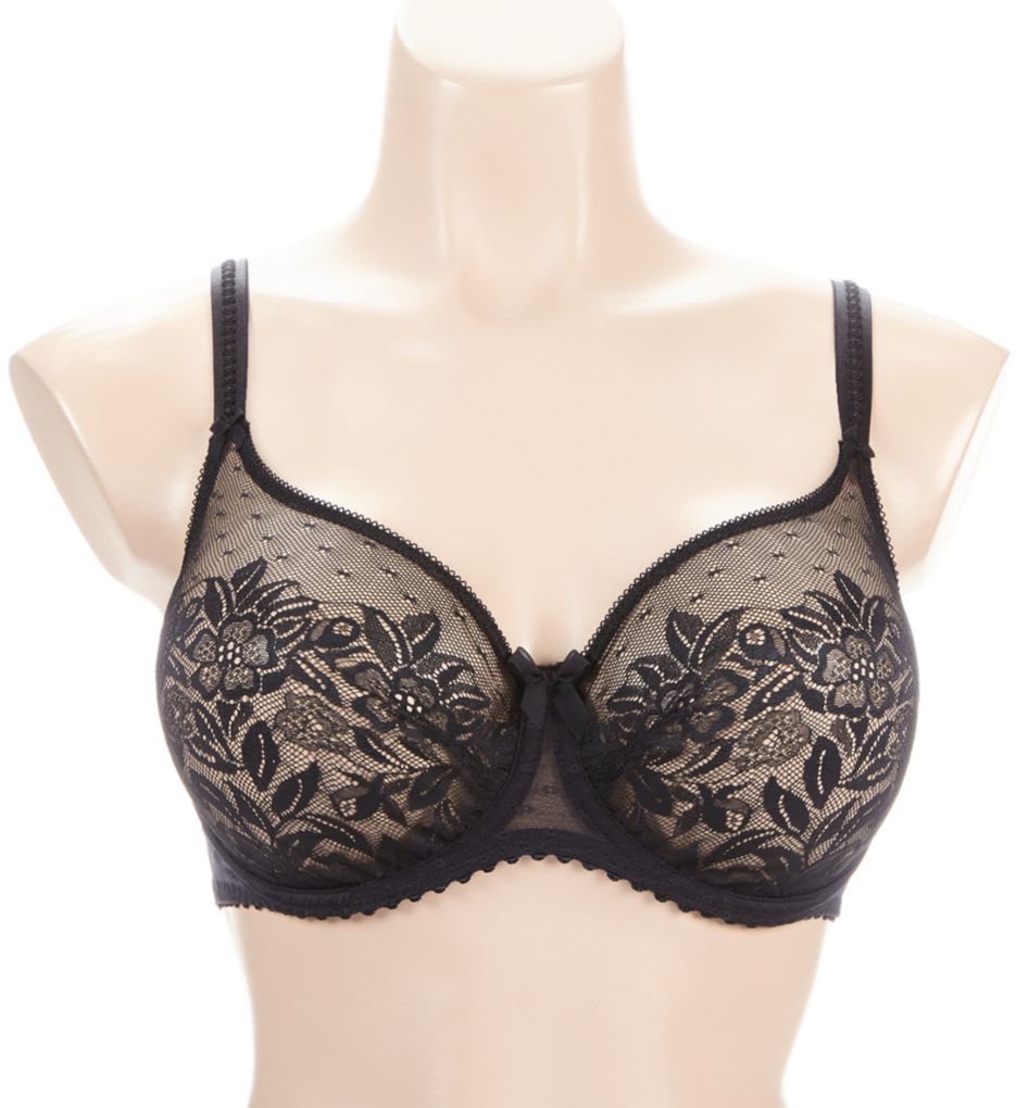 Prima Donna Divine Seamless Lace Bra Black 34D  - Image 1