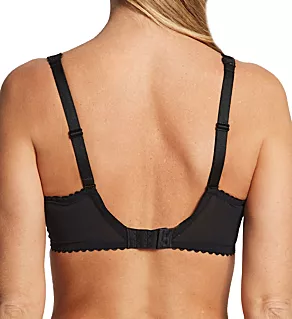 Gallipoli Vertical Seam Balconette Bra Black 32E