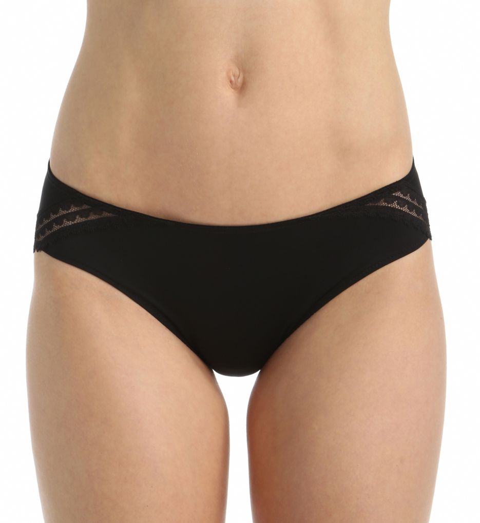 Calida, Intimates & Sleepwear, Calida 2230 Elastic Hi Cut Brief Panties  Black