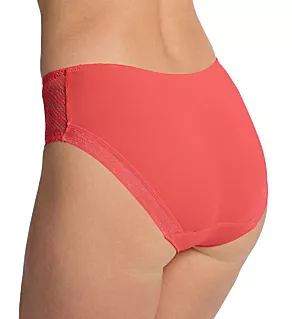 Grace Bay Twist Rio Brief Panty Coral S