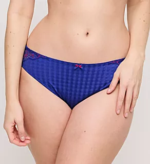Madison Lace Trim Rio Bikini Panty Blueberry Kiss S