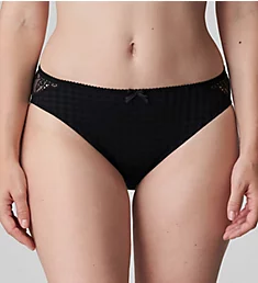 Madison Lace Trim Rio Bikini Panty Black S