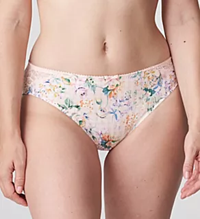 Madison Lace Trim Rio Bikini Panty Pink Diamond 3X