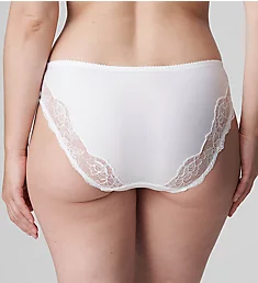 Madison Lace Trim Rio Bikini Panty White S