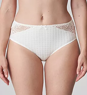 Madison Lace Trim Full Brief Panty Natural S