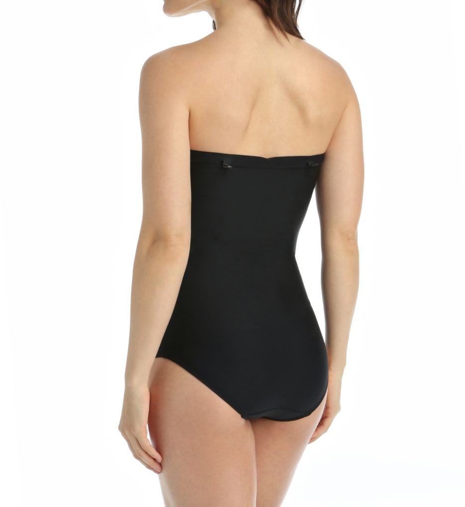 Cocktail Strapless Padded 1 Piece Swimsuit