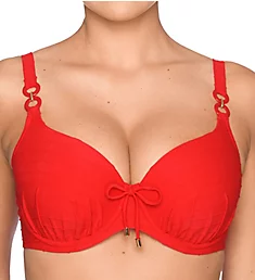 Sherry Full Cup Padded Swim Top True Red 32C