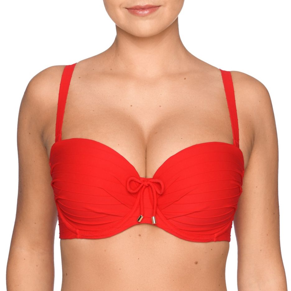 Sherry Strapless Padded Bikini Swim Top-cs4