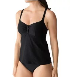 Canyon Tankini Swim Top Black 32C