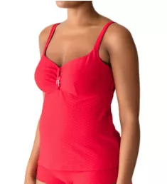 Canyon Tankini Swim Top True Red 34C