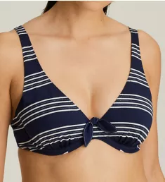 Mogador Padded Triangle Swim Top Sapphire Blue 32C