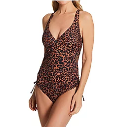 Holiday Padded Triangle One Piece Swimsuit Sunny Chocolate S