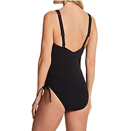 Holiday Padded Triangle One Piece Swimsuit Black S