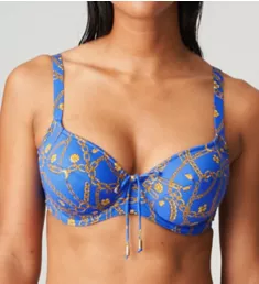 Olbia Full Cup Bikini Swim Top Electric Blue 36E