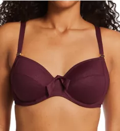 Dalyan Full Cup Bikini Swim Top Wine 36D