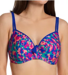 Karpen Full Cup Bikini Swim Top Electric Blue 32E