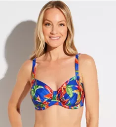 Latakia Full Cup Bikini Swim Top Tropical Rainforest 32E