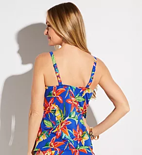 Latakia Tankini Swim Top Tropical Rainforest 34C