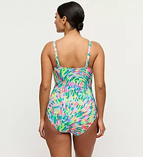 Douala Control One Piece Swimsuit Impressionist Summer 34D