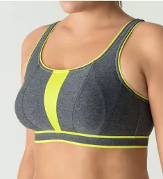 The Sweater Wireless Sports Bra Cosmic Grey 38E