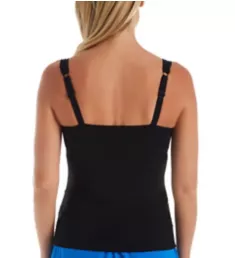 Tutti Frutti Underwire Tankini Swim Top Black 32D