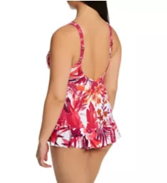 Escape In Bali V Neck One Piece Swim Dress