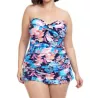 Profile by Gottex Plus Size Bohemian Gypsy Bandeau Swim Dress BG2W14