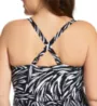 Profile by Gottex Plus Size Black Swan Bandeau Flyaway 1 Pc Swimsuit BS2W45 - Image 3