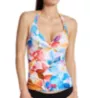 Profile by Gottex Color Rush Halter Tankini Swim Top CR1B26