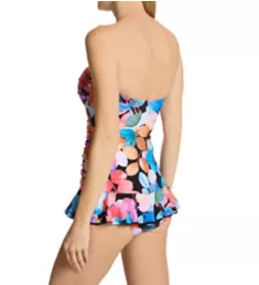 Color Rush Bandeau One Piece Swim Dress