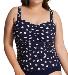 Plus Size Light As A Feather Tankini Swim Top