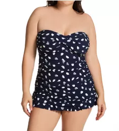 Plus Size Light As A Feather Bandeau Swim Dress