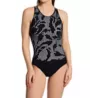 Profile by Gottex Mashrabiya High Neck One Piece Swimsuit M2049