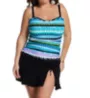 Profile by Gottex Plus Size Moroccan Escape Tankini Swim Top ME1W18 - Image 3