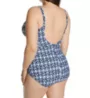 Profile by Gottex Plus Size Nomad V Neck One Piece Swimsuit N2W81 - Image 2