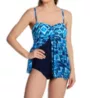 Profile by Gottex Ocean Blues Bandeau Flyaway One Piece Swim Dress OB2045 - Image 5