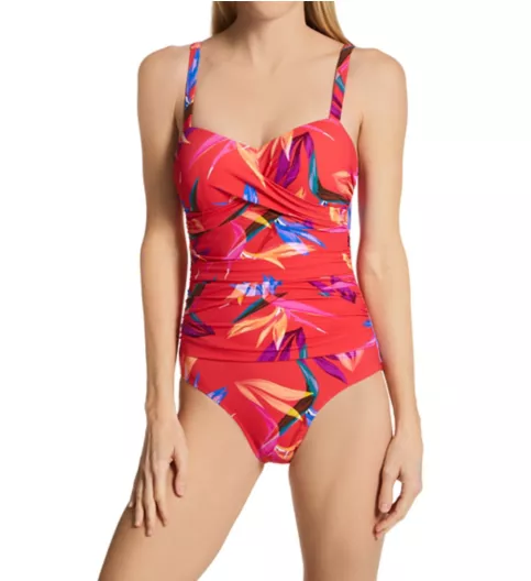 Profile by Gottex Paradise Underwire D Cup One Piece Swimsuit P2D03