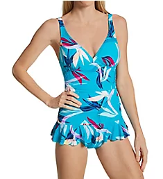 Paradise V-Neck D Cup Swim Dress